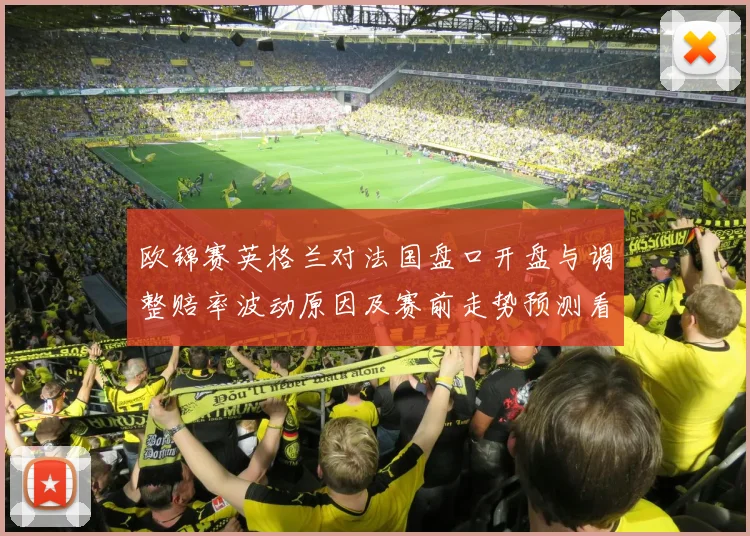 欧锦赛英格兰对法国盘口开盘与调整赔率波动原因及赛前走势预测看点