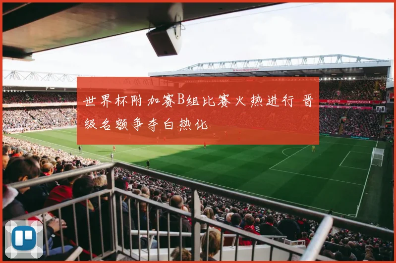 世界杯附加赛B组比赛火热进行 晋级名额争夺白热化